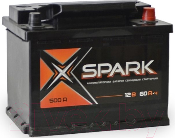 Изображение товара Автомобильный аккумулятор SPARK 500A (EN) L+ / SPA60-3-L (60 А/ч)