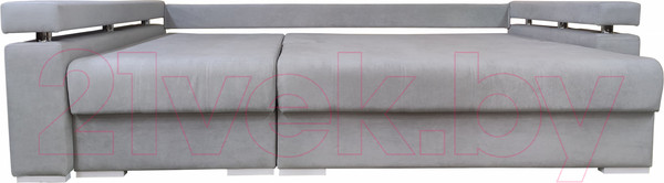 Изображение товара Диван угловой Bobrovmebel Мадрид левый (микровелюр симпл 30 светло-серый)