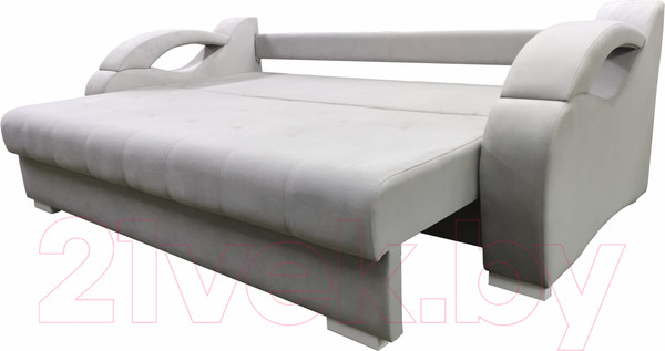 Изображение товара Диван Bobrovmebel Влада 8/1 (микровелюр симпл 30 светло-серый)