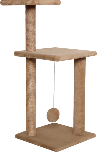 Изображение товара Комплекс для кошек Kogtik Триола Lux / БД m (бежевый/джут)