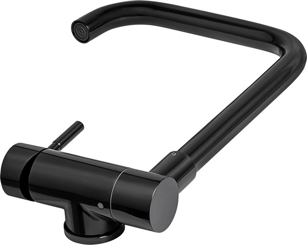 Изображение товара Мойка кухонная со смесителем Arfeka AF PVD Nano 52x49 + AF FSS304 + ZP DS (Black)