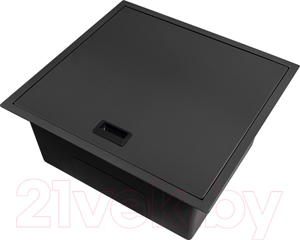 Изображение товара Мойка кухонная со смесителем Arfeka AF PVD Nano 52x49 + AF FSS304 + ZP DS (Black)