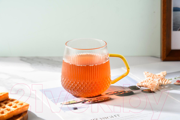 Изображение товара Набор кружек Makkua Ribbed Glassware RC300 (2шт)