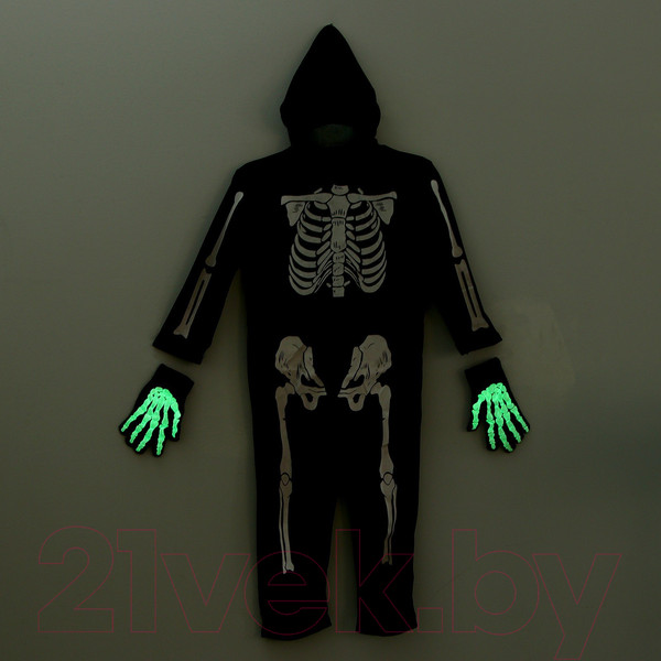 Изображение товара Набор карнавальный Волшебная маска Жуткий скелетик / 9496688