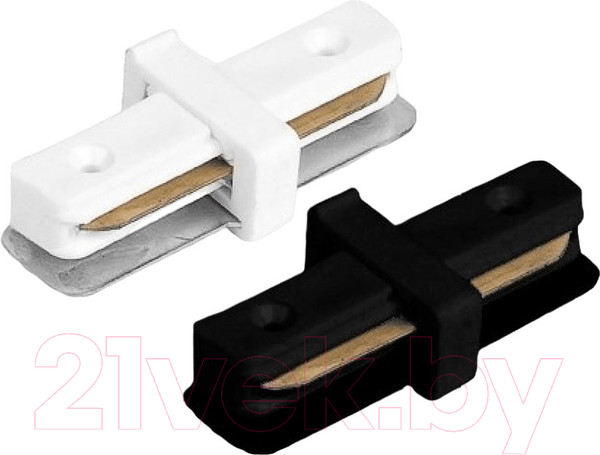 Изображение товара Коннектор для шинопровода Alfaled GF-JD01 прямой (белый)