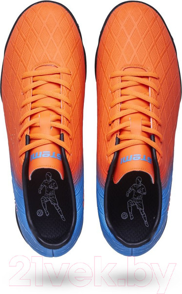 Изображение товара Бутсы футбольные Atemi Turf SBA-005 (оранжевый/голубой, р-р 40)