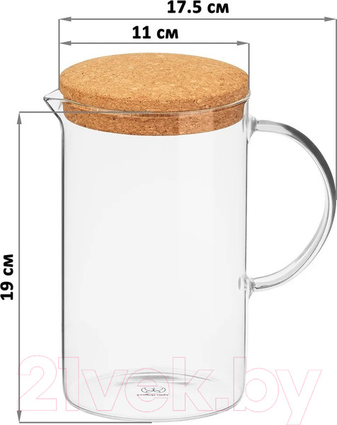 Изображение товара Графин Elan Gallery Crystal Glass / 360150