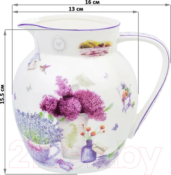 Изображение товара Кувшин Elan Gallery Лаванда / 420345