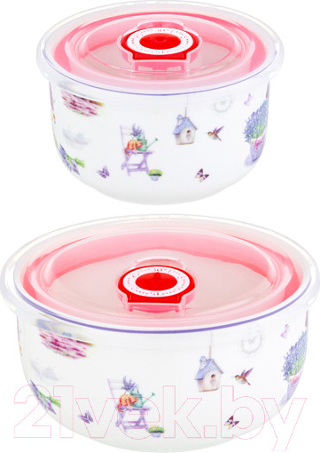 Изображение товара Набор салатников Elan Gallery Лаванда / 420497