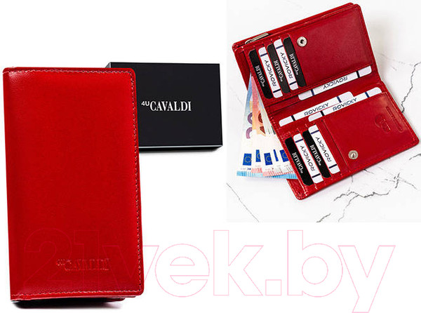 Изображение товара Портмоне Cedar 4U Cavaldi / 249-GCL (красный)