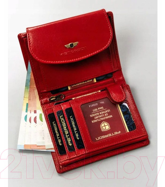Изображение товара Портмоне Peterson PTN 405-BO-0120 (красный)