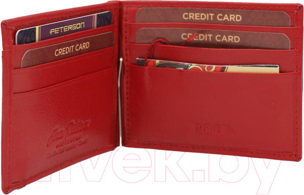 Изображение товара Портмоне Peterson PTN RD-250-GCL (красный)