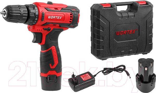 Изображение товара Аккумуляторная дрель-шуруповерт Wortex BD 1220 Li (1329356)