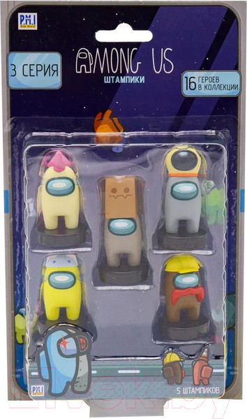 Изображение товара Набор фигурок коллекционных Among Us Желтый герой / AU5340C
