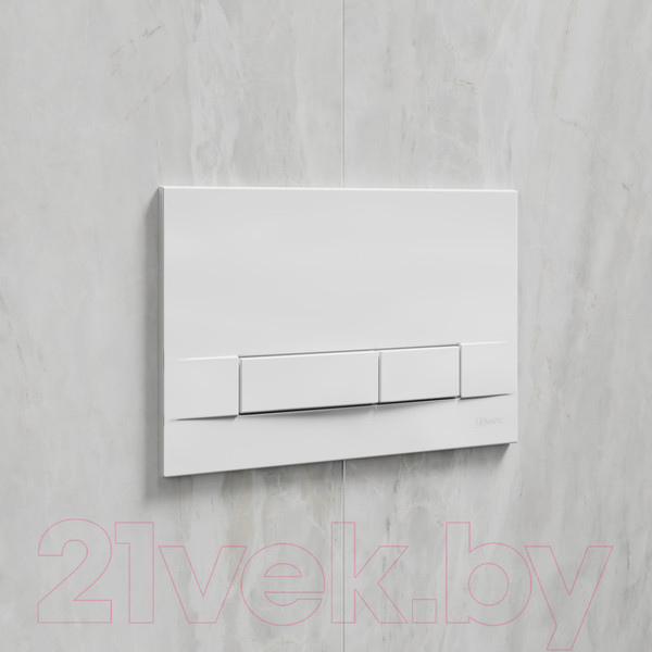 Изображение товара Кнопка для инсталляции LEMARK 9804008 (белый глянец)