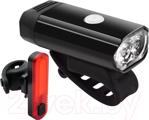 Изображение товара Набор фонарей для велосипеда Jingyi JY-7066+JY-6056T