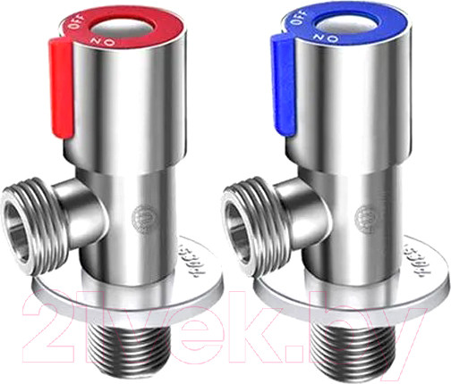 Изображение товара Комплект кранов для инженерного подключения Tim BL5854.02S