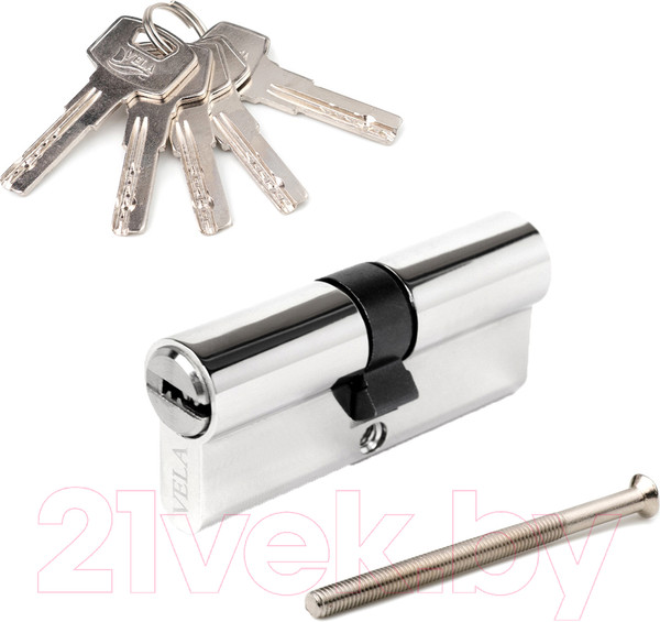 Изображение товара Цилиндровый механизм замка VELA ZZ-95(45/50)-CR (хром)