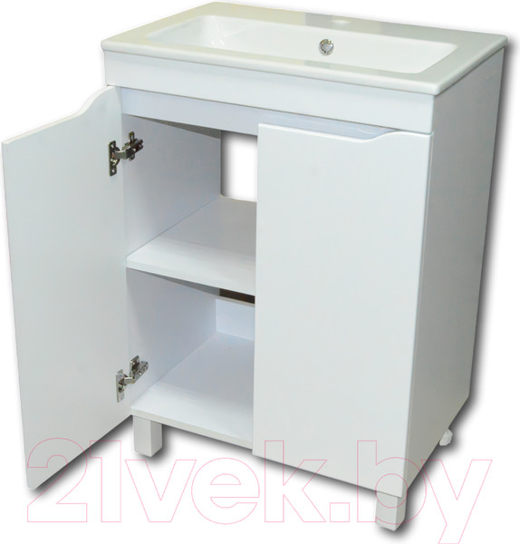 Изображение товара Тумба с умывальником Гамма Р24оФ8/1-У60 Практико-44060 (4812044015089)