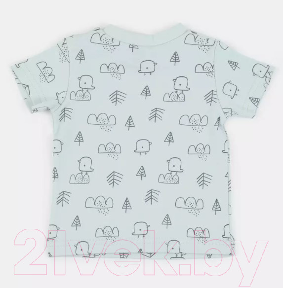 Изображение товара Комплект одежды для малышей MOWbaby Birds / 2-82 (голубой, р.68)