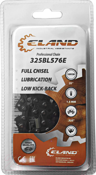 Изображение товара Цепь для пилы Eland 325BL576E