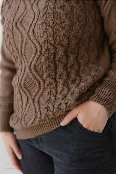 Изображение товара Джемпер Romgil ТЗ757Ш (р.170-92-98, коричневый)
