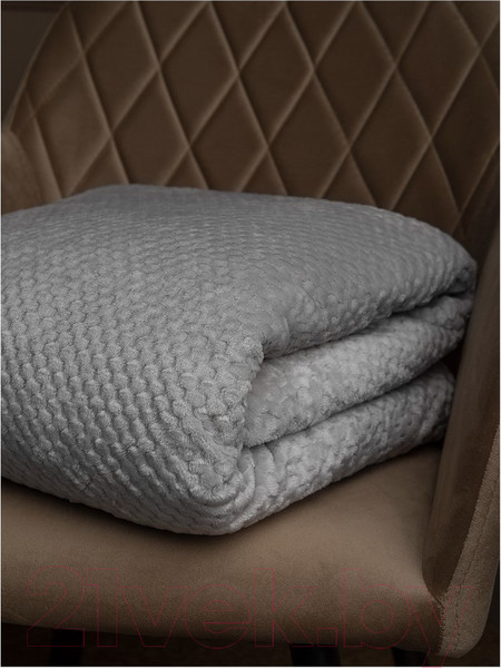 Изображение товара Плед TexRepublic Deco Ромбики Фланель 150x200 / 93399 (серый)