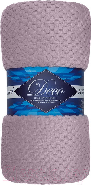 Изображение товара Плед TexRepublic Deco Ромбики Фланель 150x200 / 93401 (сиреневый)