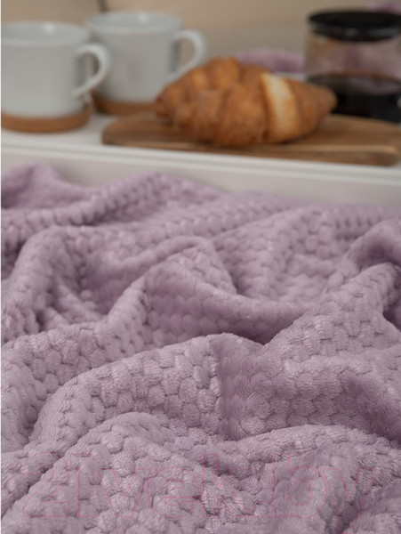 Изображение товара Плед TexRepublic Deco Ромбики Фланель 150x200 / 93401 (сиреневый)