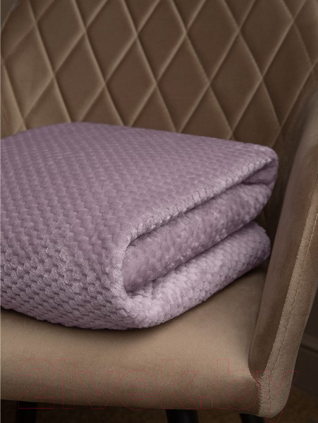 Изображение товара Плед TexRepublic Deco Ромбики Фланель 150x200 / 93401 (сиреневый)