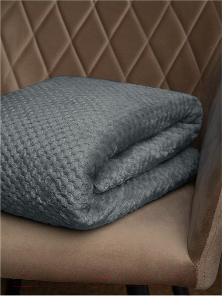 Изображение товара Плед TexRepublic Deco Ромбики Фланель 200x220 / 93413 (серый)
