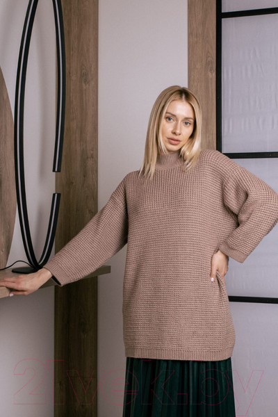 Изображение товара Джемпер Romgil ТЗ873Ш (р.170-92-98, розово-коричневый)