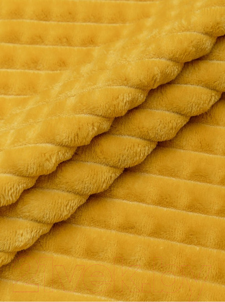 Изображение товара Плед TexRepublic Deco Кубики Фланель 150x200 / 93424 (желтый)