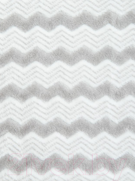 Изображение товара Плед TexRepublic Absolute Зигзаг двухцветный Flannel 150x200 / 92567 (серый)