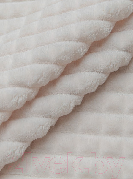 Изображение товара Плед TexRepublic Deco Кубики Фланель 200x220см / 93259 (молочный)