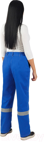 Изображение товара Костюм рабочий Sardoba Tekstil Смена женский (р-р 60-62/158-164, василек/серый)