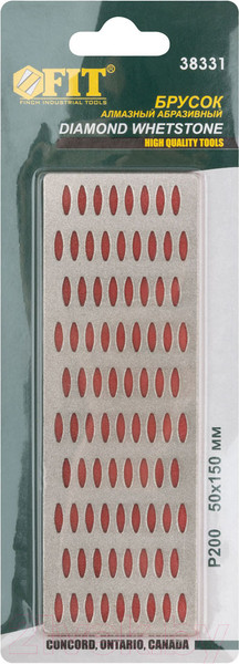 Изображение товара Брусок абразивный FIT Алмазный / 38331 (красный)