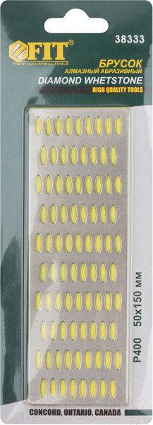 Изображение товара Брусок абразивный FIT Алмазный / 38333 (желтый)