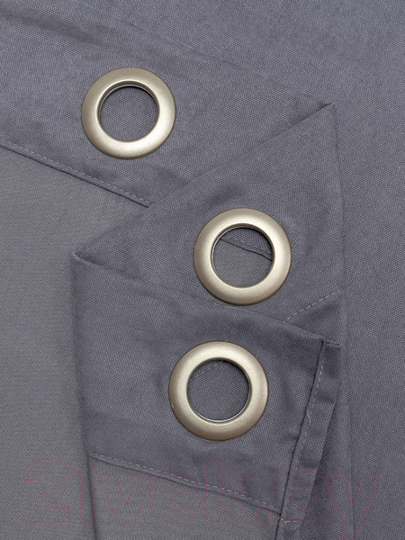 Изображение товара Комплект штор Amore Mio Вельвет канвас 1.5x2.7 / 92068 (2шт, серый)