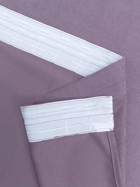 Изображение товара Комплект штор Amore Mio Вельвет канвас 1.5x2.7 / 92072 (2шт, сиреневый)