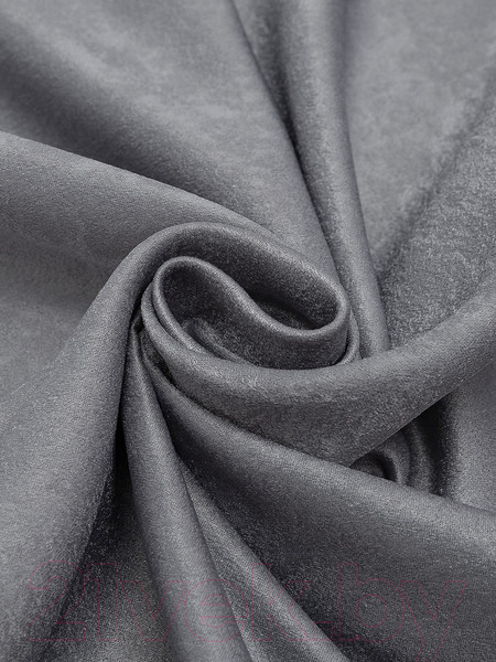 Изображение товара Комплект штор Amore Mio Однотонный софт 42002-040 1.5x2.7 / 92080 (2шт, серый)