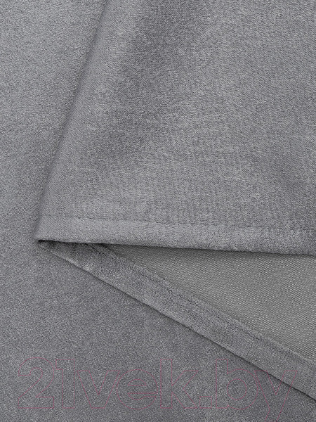 Изображение товара Комплект штор Amore Mio Однотонный софт 42002-040 1.5x2.7 / 92080 (2шт, серый)