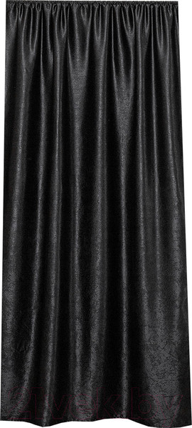 Изображение товара Комплект штор Amore Mio Однотонный софт 42002-043 1.5x2.7 / 92082 (2шт, черный)