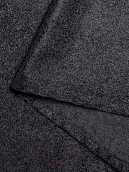 Изображение товара Комплект штор Amore Mio Однотонный софт 42002-043 1.5x2.7 / 92082 (2шт, черный)