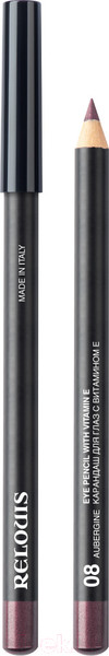 Изображение товара Карандаш для глаз Relouis С витамином Е тон 08 Aubergine