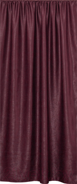 Изображение товара Комплект штор Amore Mio Однотонный софт 42002-048 1.5x2.7 / 92083 (2шт, бордовый)
