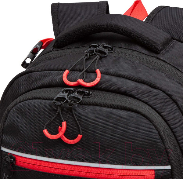 Изображение товара Школьный рюкзак Grizzly RB-458-1 (черный/красный)
