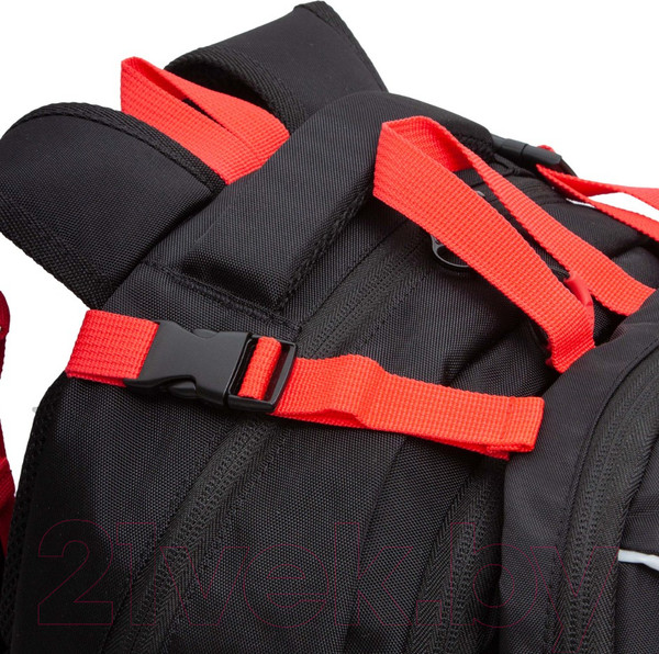 Изображение товара Школьный рюкзак Grizzly RB-458-1 (черный/красный)