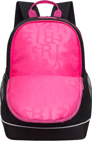 Изображение товара Школьный рюкзак Grizzly RG-463-1 (черный/розовый)