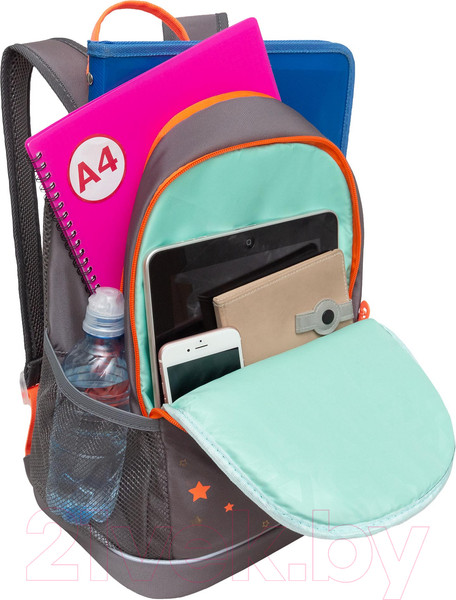 Изображение товара Школьный рюкзак Grizzly RG-463-1 (серый)